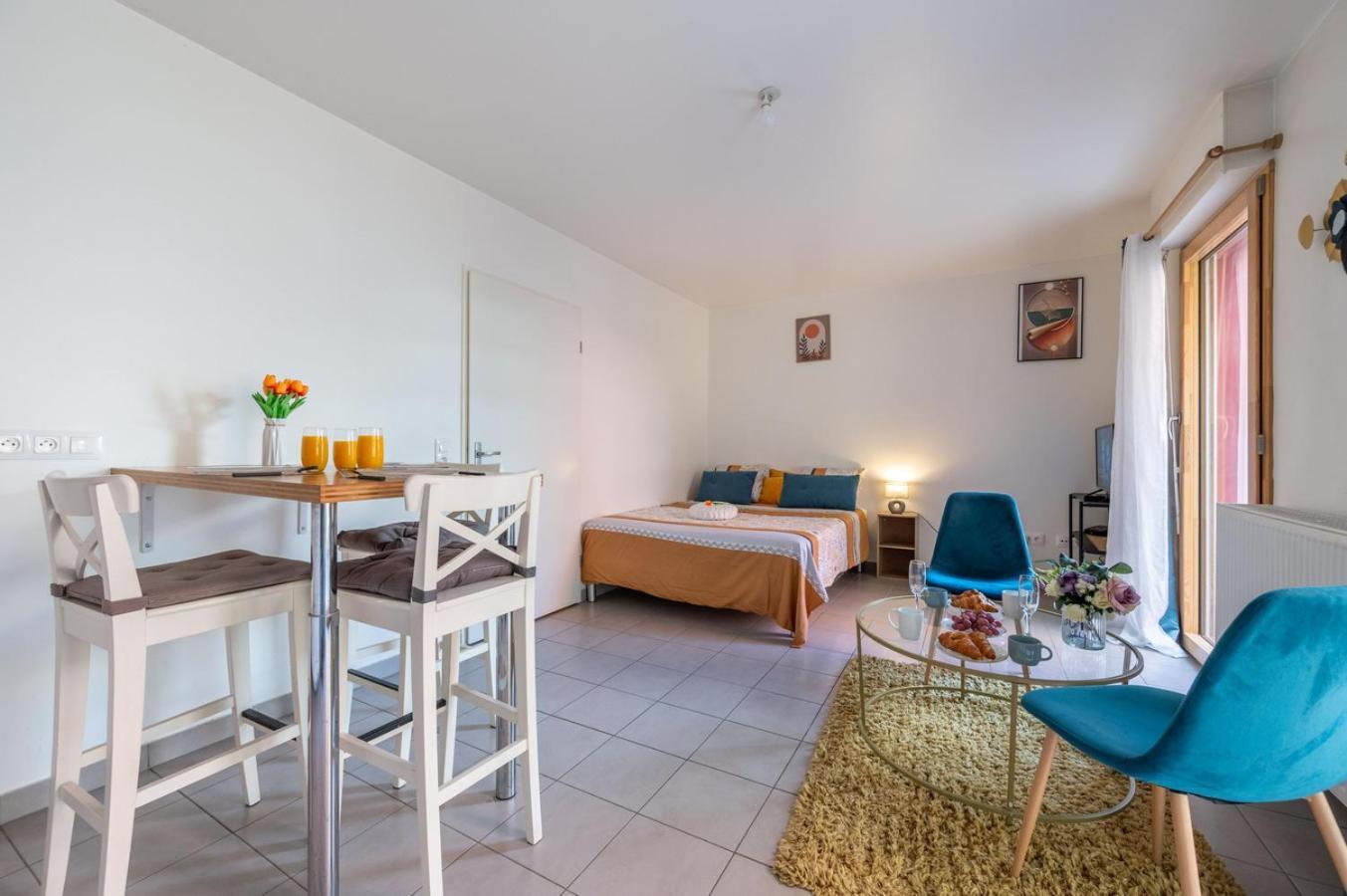 Superbe Appartement 1Min Metro7 Rez-De-Chaussee Aubervilliers Exterior photo